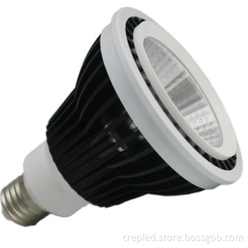 dimmable e26 18w ul par30 led bulb(black&white housin)
